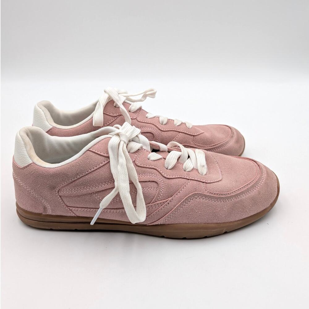 Berness Lara Low Top Sneakers Shoes Round Toe Women's Pink Size US10 EU40.5 - Picture 3 of 11
